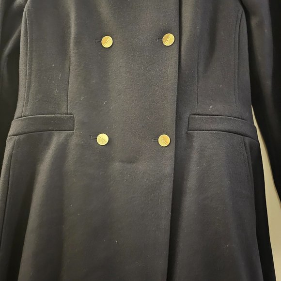 Ted Baker 100% Wool Coat - Ted Size 4 - US 8 10 - Picture 6 of 11